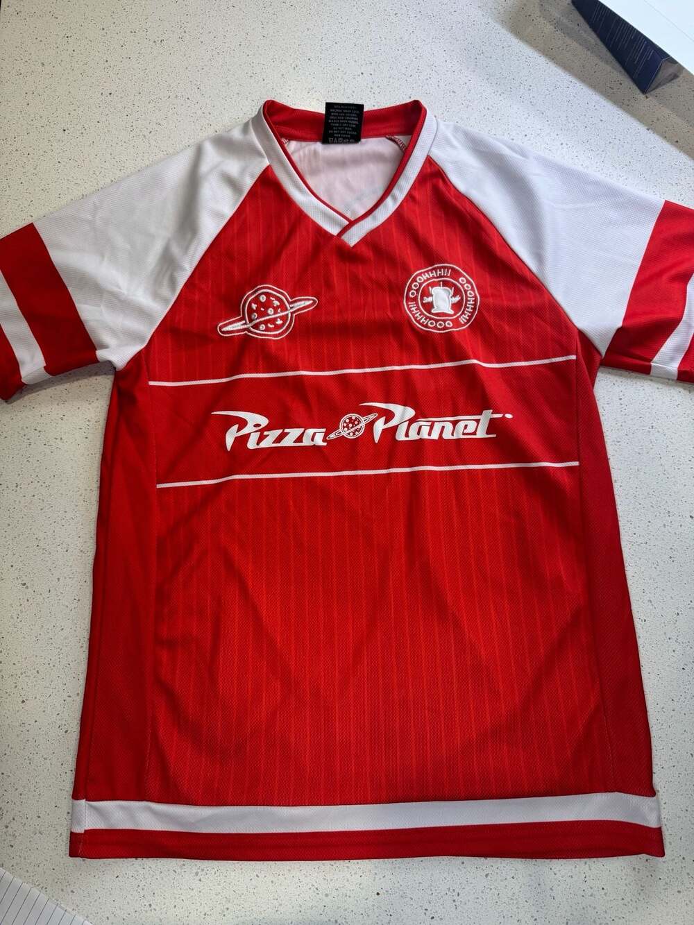 Disney Pixar Toy Story Pizza Planet Soccer-Style Jersey